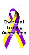 Chemical Injury Awareness Pin info