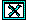 Image of an x in a cyan box