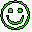 Smiley - smile in green